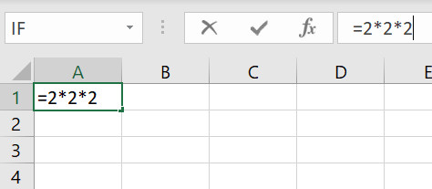 Mocnina Excel